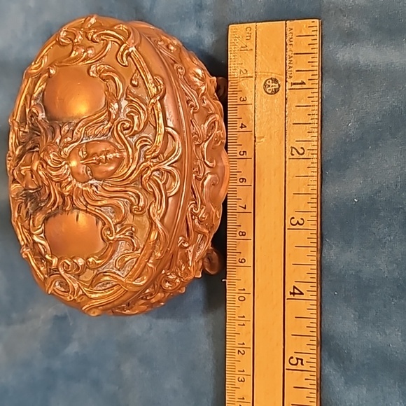 Antique, B & W, Brainard Wilson, Art Nouveau Medium Jewelry Box, Gilded - Picture 11 of 12